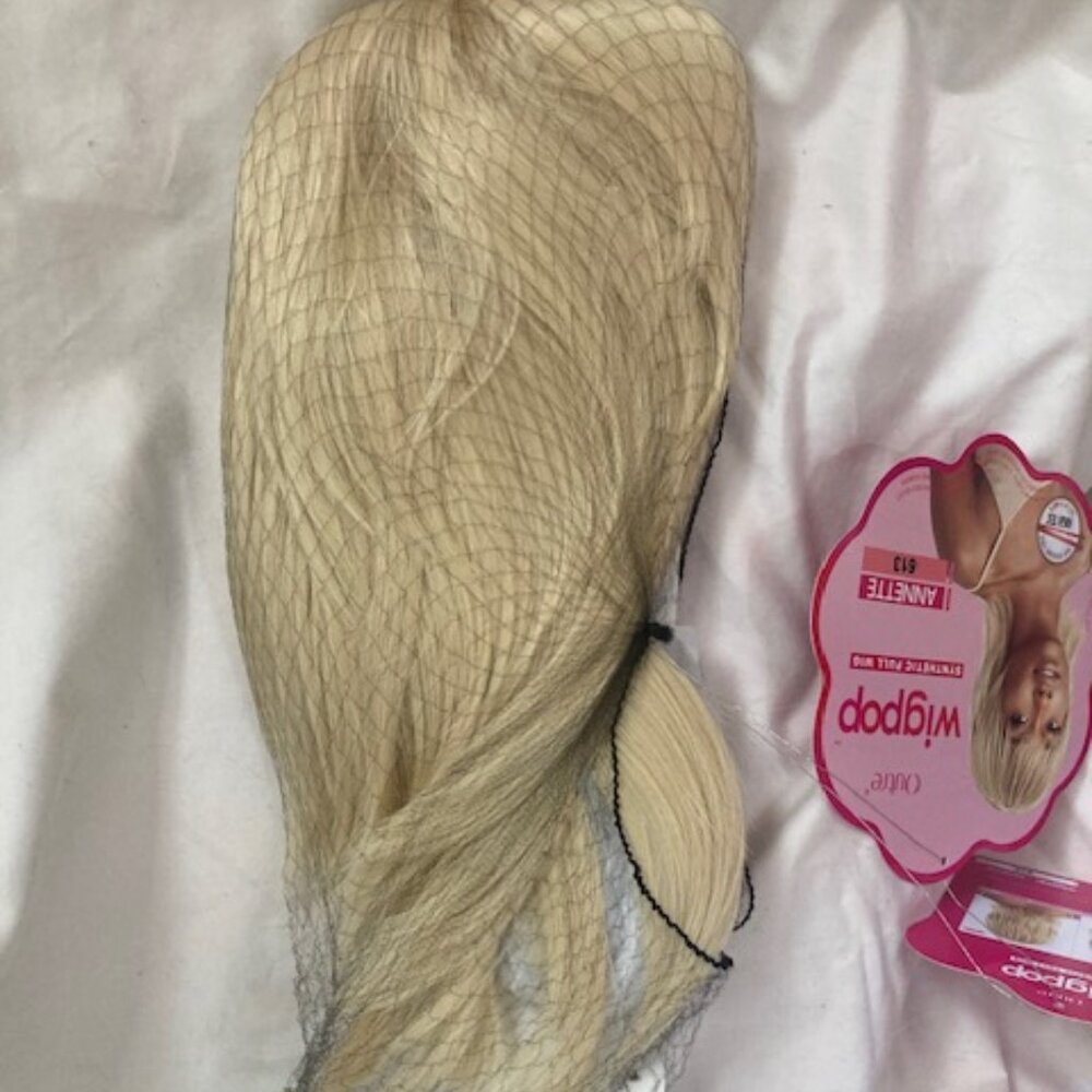 14'' Blonde Annette Synthetic Wig (new)